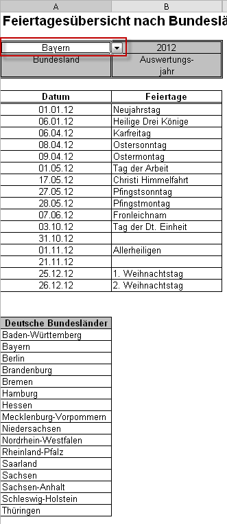 Württemberg baden kalender 2012 Kalender 2021